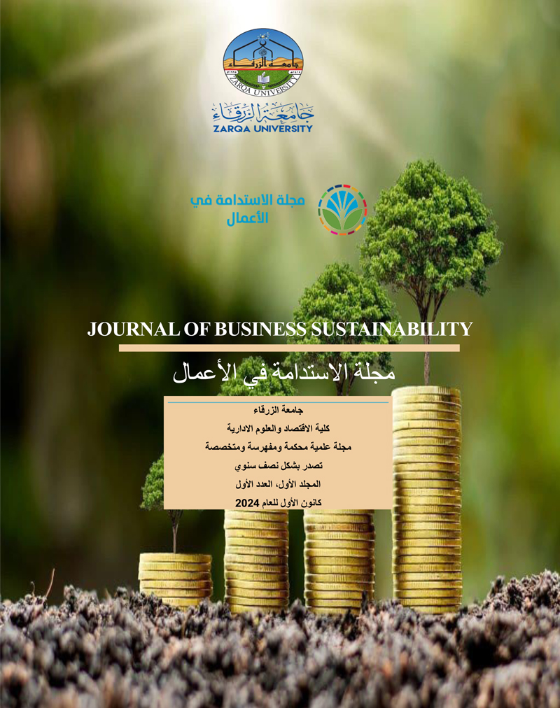 journal of business sustainability   Volume 1 Issue 1